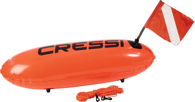 Буй маркерный PVC Cressi sub Torpedo Float Буй маркерный PVC Cressi sub Torpedo Float