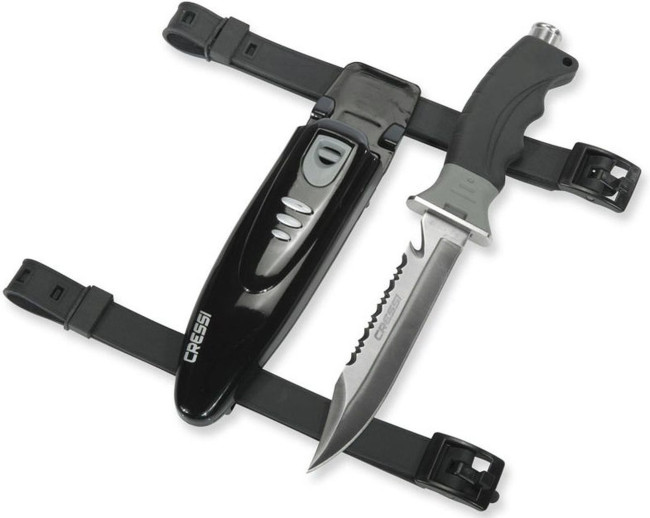 Нож Cressi sub BORG Black Нож Cressi sub BORG Black