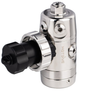Регулятор 1 ступень HOT DIVES3 Balanced Diaphragm Silver Glossy  DIN