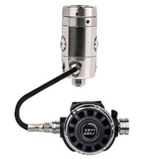 Регулятор HOT DIVE ST4 SET Black silver DIN