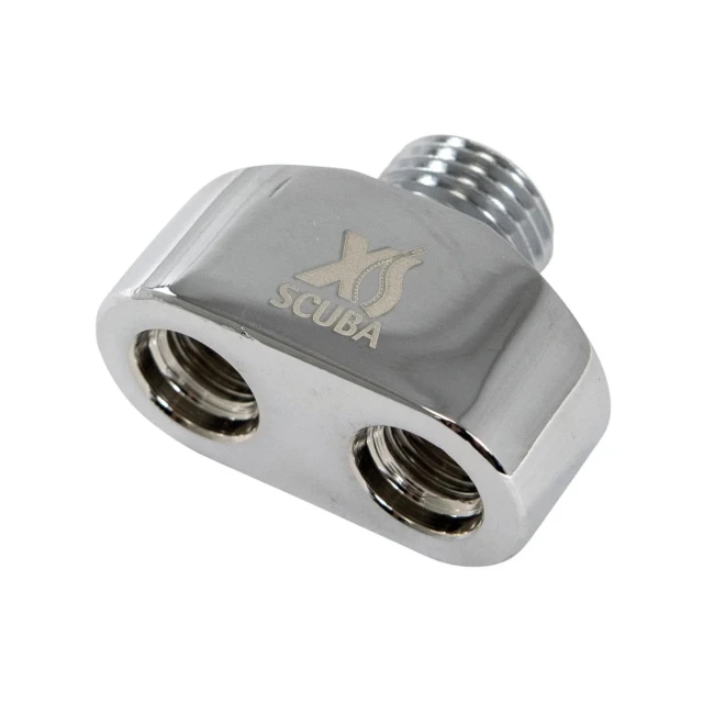 Переходник XS-Scuba Low Pressure Hose Splitter (1) 9/16-18 Male to (2) 3/8-24 Female