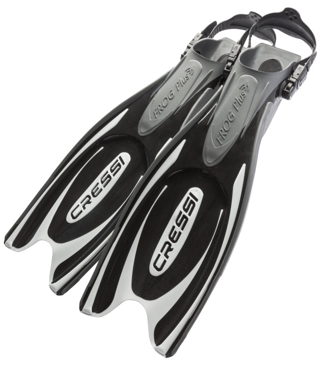 Ласты Cressi sub Frog Plus, серый Ласты Cressi sub Frog Plus, серый